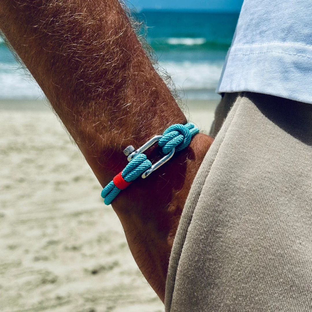 Light Blue Rope Bracelet