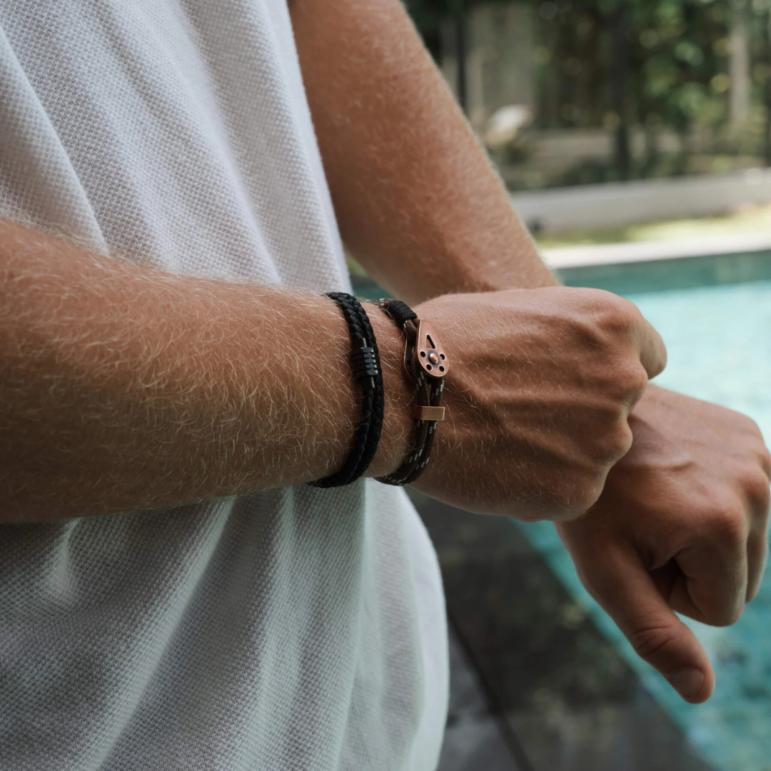 Brown Copper Rope Bracelet