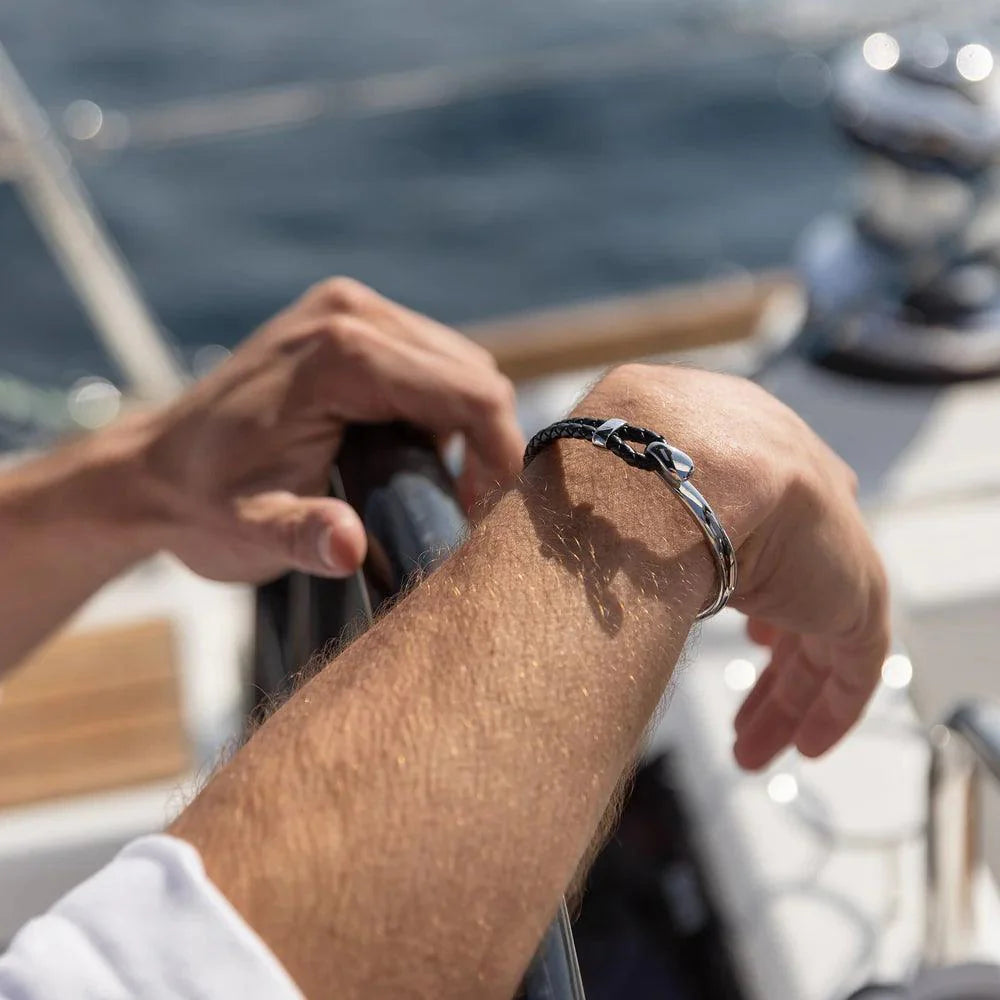 Geflochtenes Lederarmband