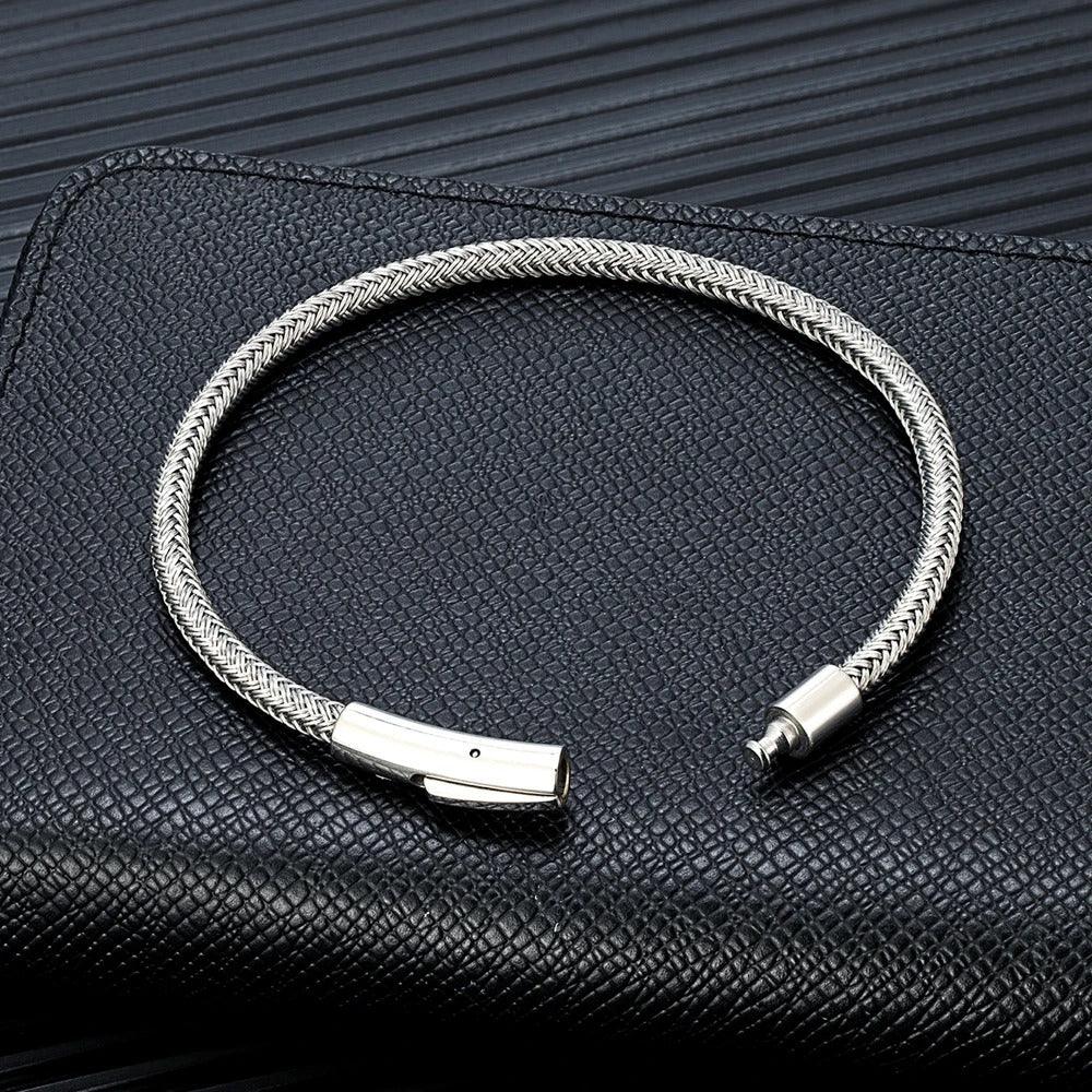 Silver Stainless Steel Bracelet