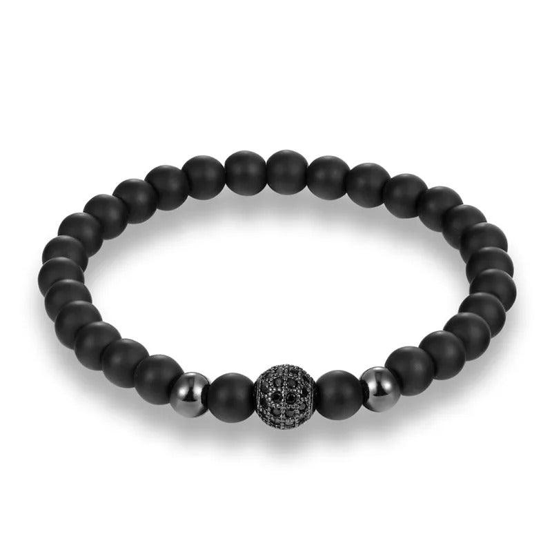 Black Natural Stone Bracelet