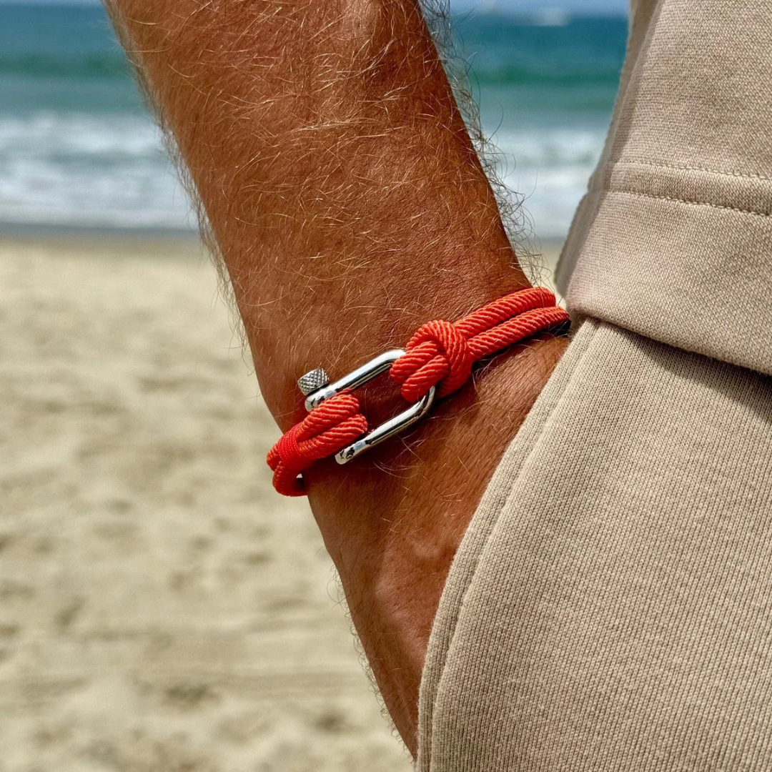 Orange Rope Bracelet