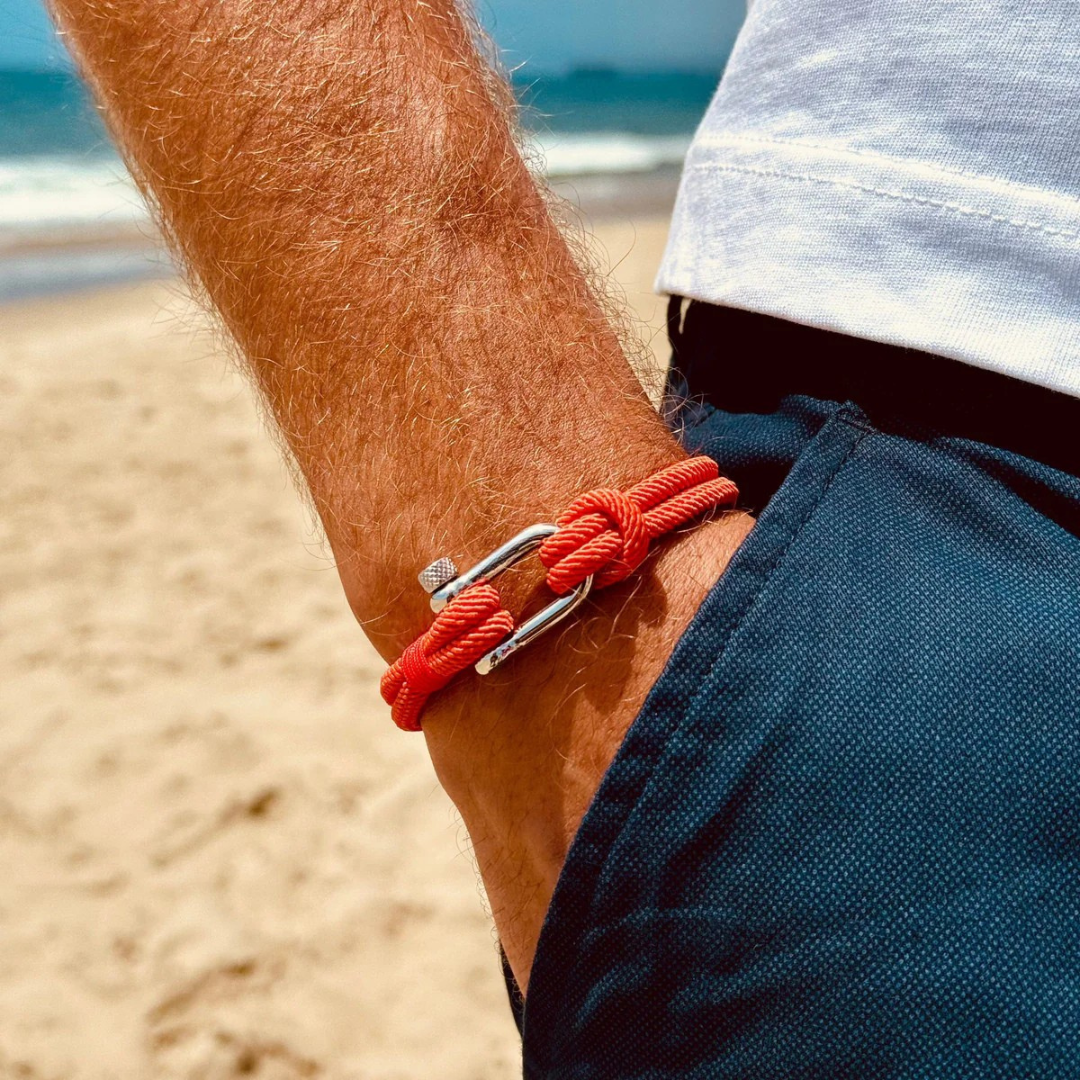 Orange Rope Bracelet