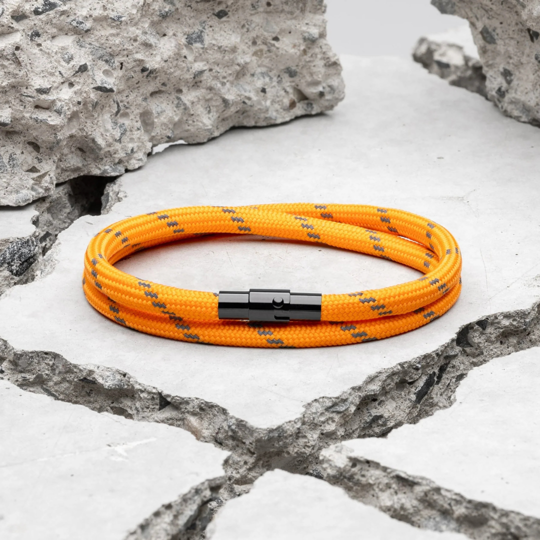 Orange Minimalist Rope Bracelet