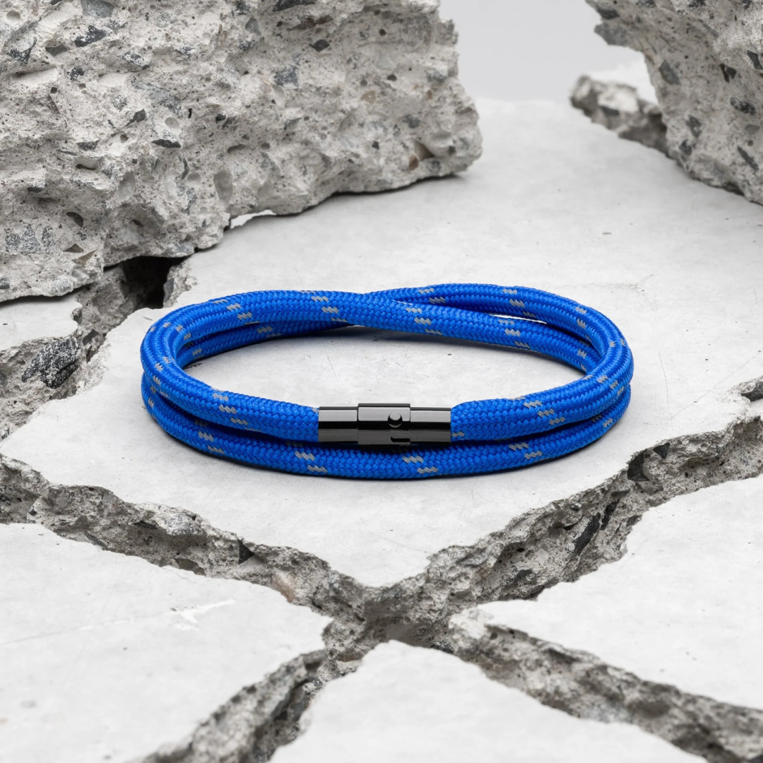 Dark Blue Minimalist Rope Bracelet