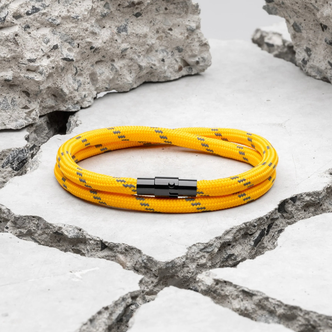 Yellow Minimalist Rope Bracelet
