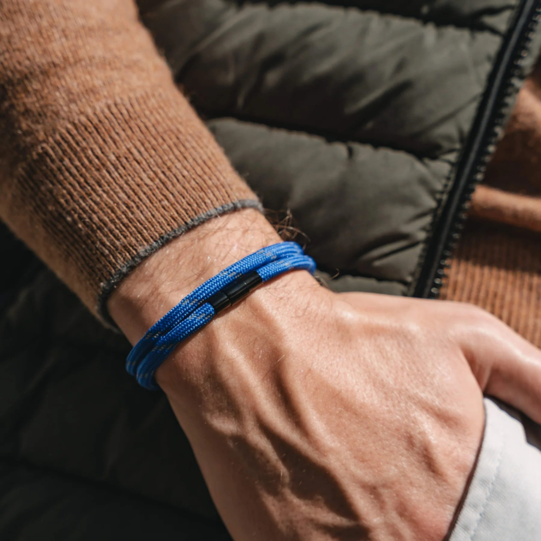 Dark Blue Minimalist Rope Bracelet
