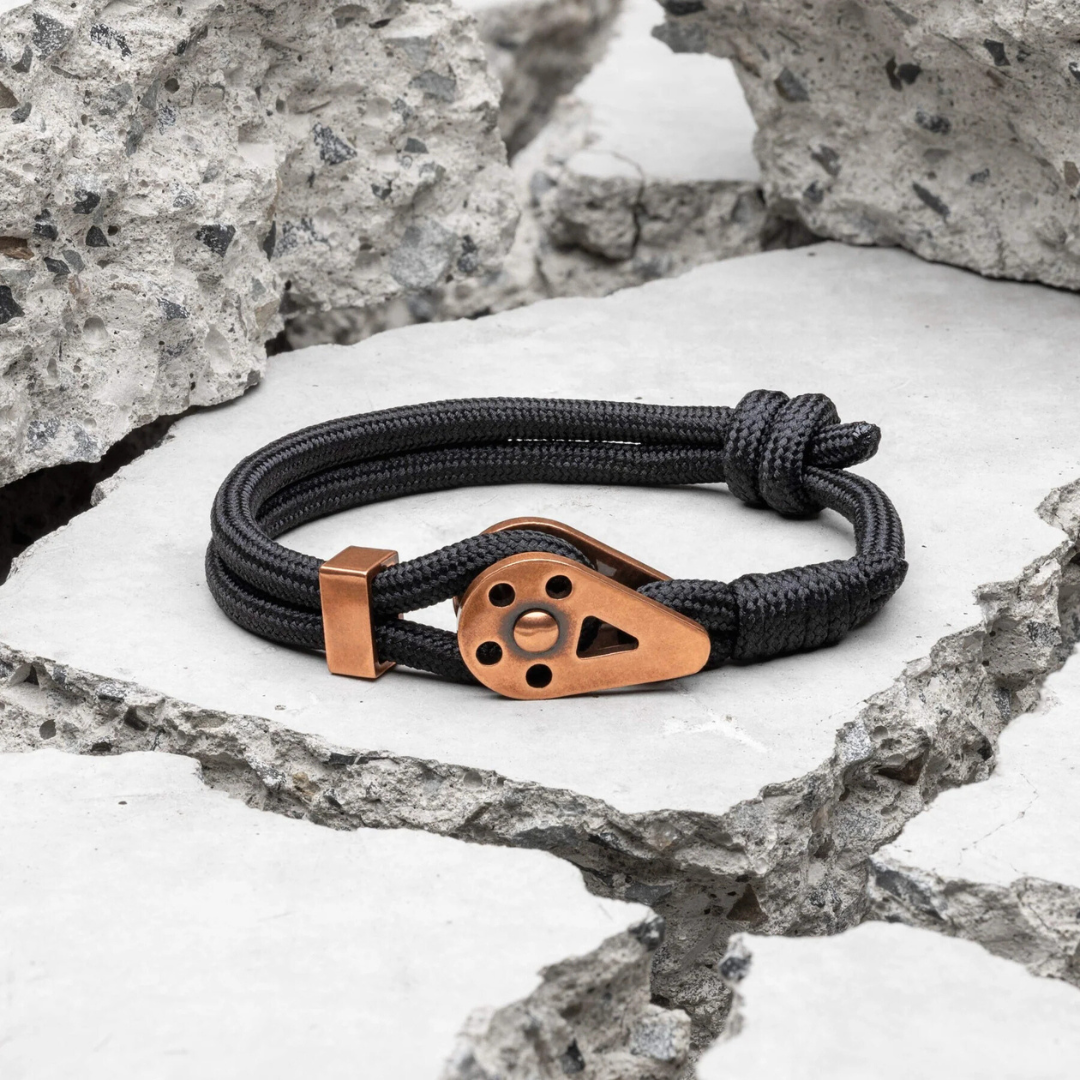 Black Copper Rope Bracelet