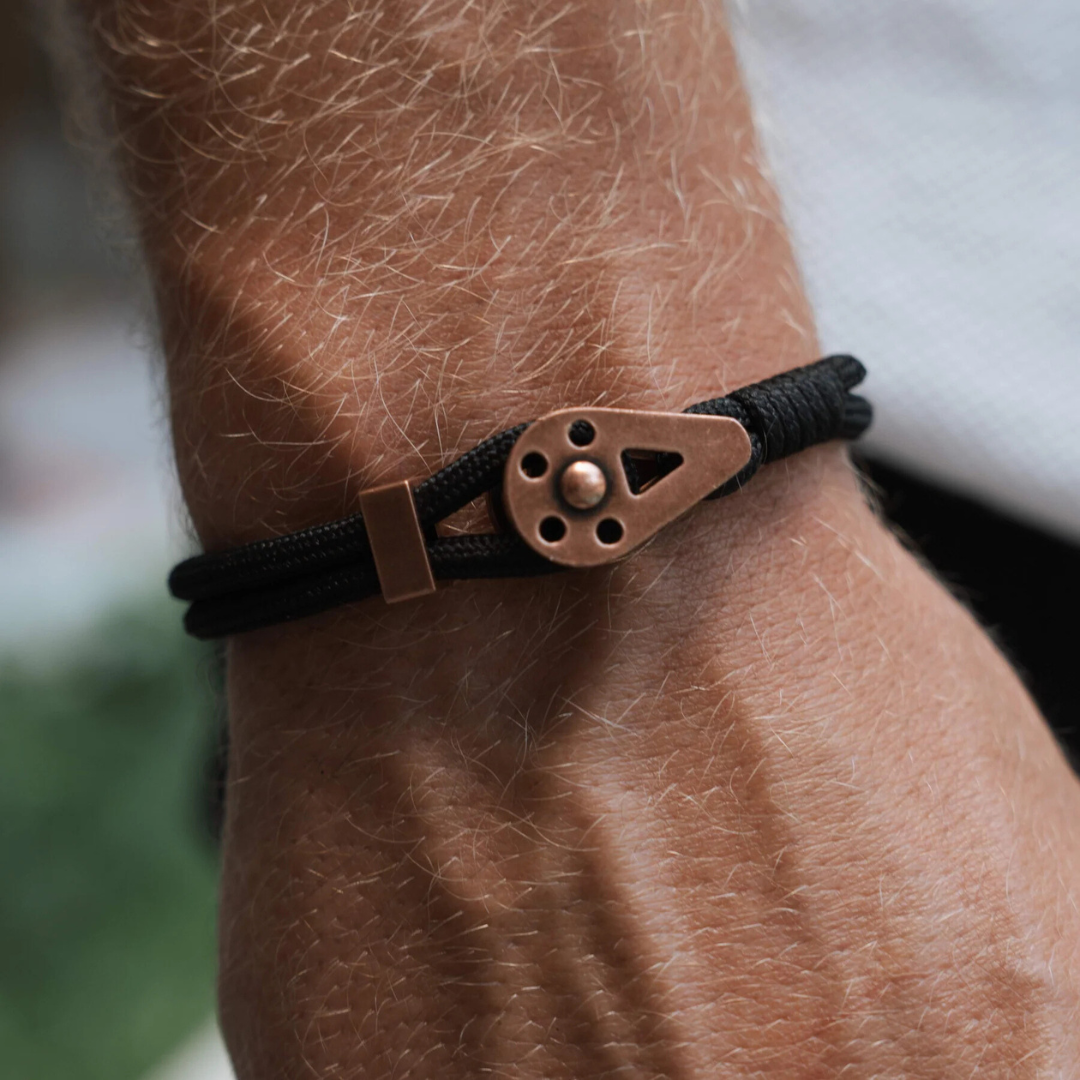 Black Copper Rope Bracelet