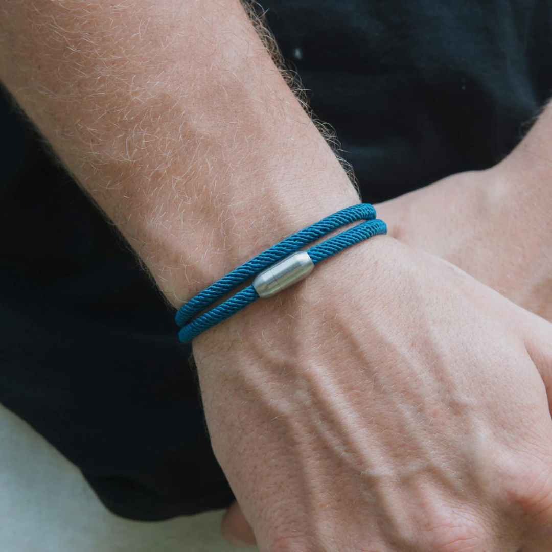 Blue Rope Bracelet