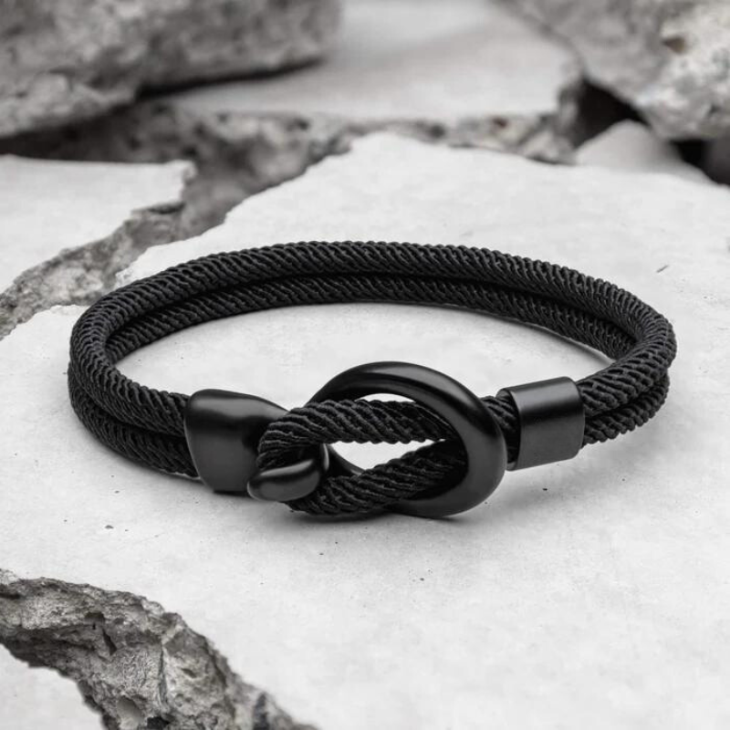 Black Rope Bracelet