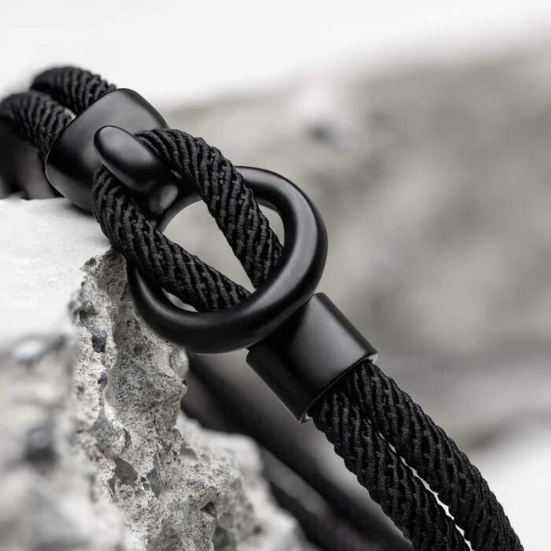 Black Rope Bracelet