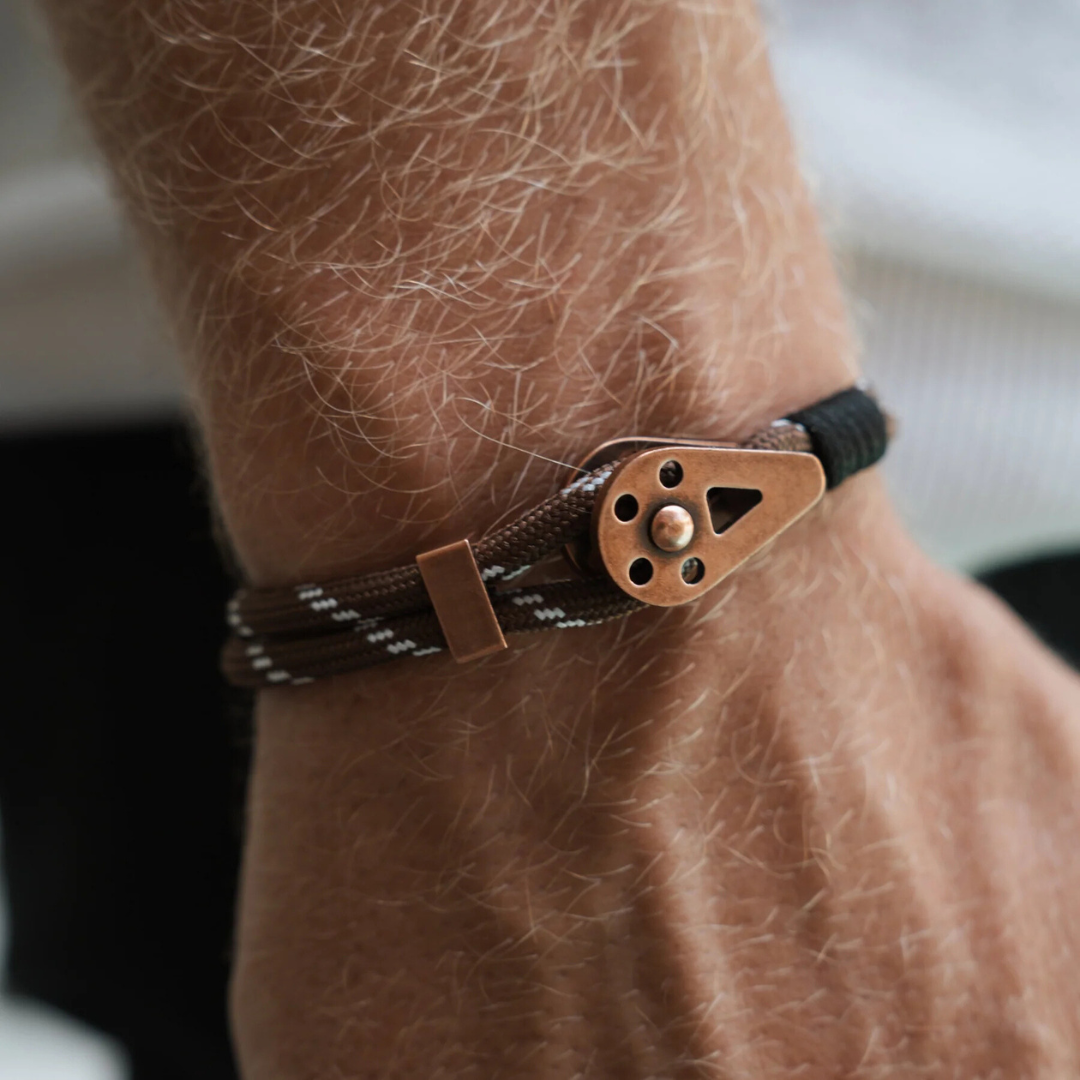 Brown Copper Rope Bracelet