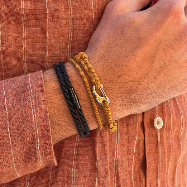 Mustard Rope Bracelet