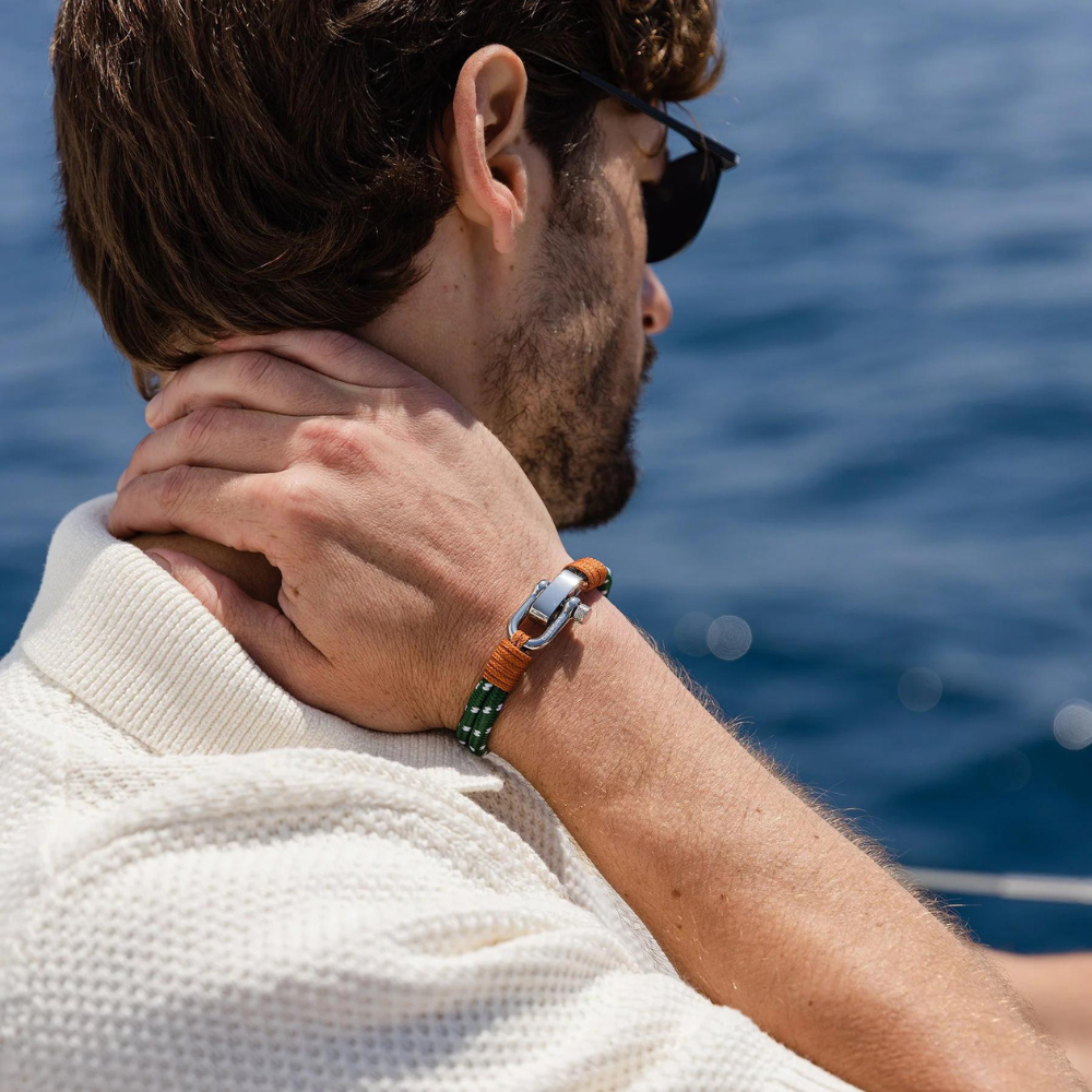 Green Sailor Rope Bracelet