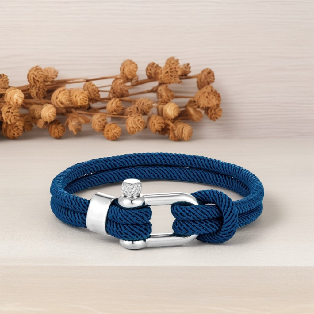 Blue Rope Bracelet