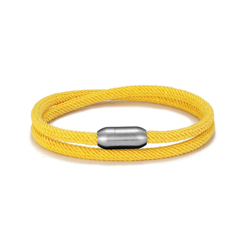 Yellow Rope Bracelet