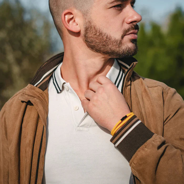 Gelbe minimalistisches Seilarmband