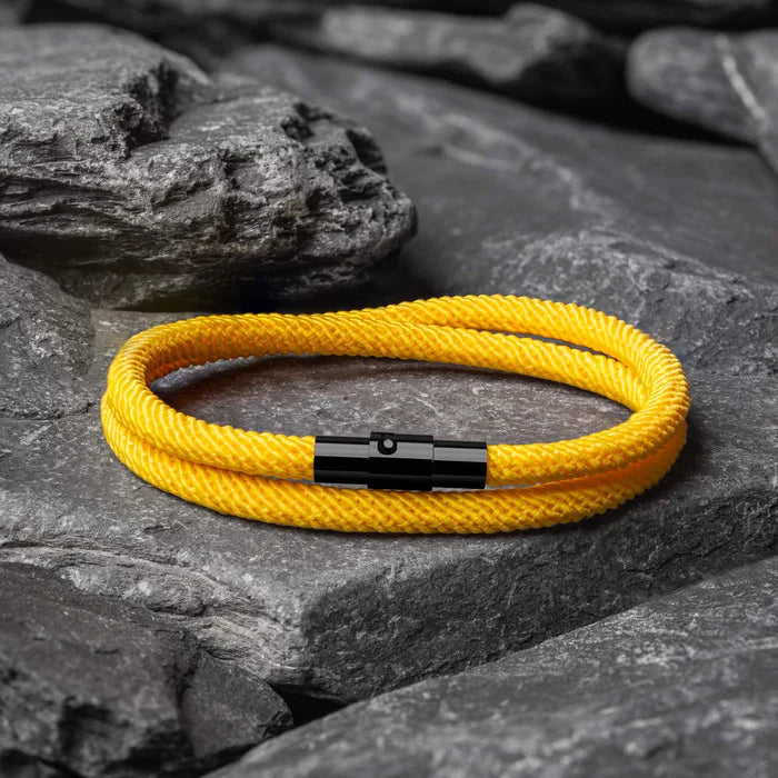 Yellow Minimalist Rope Bracelet