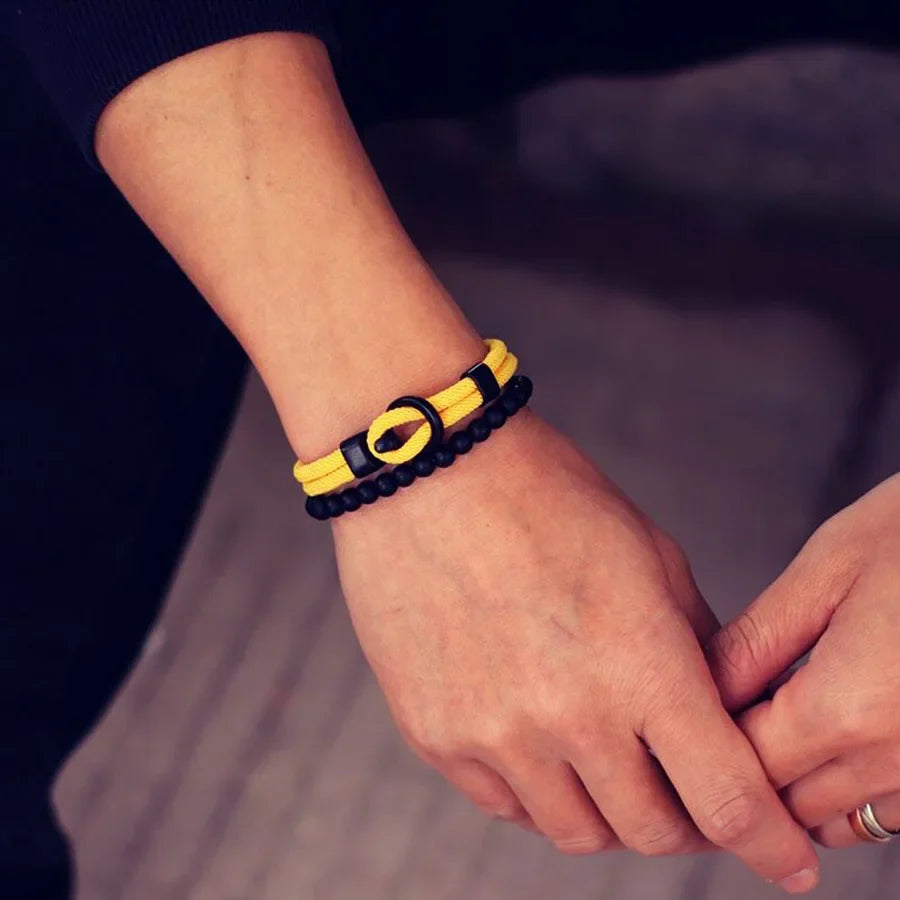 Yellow Rope Bracelet