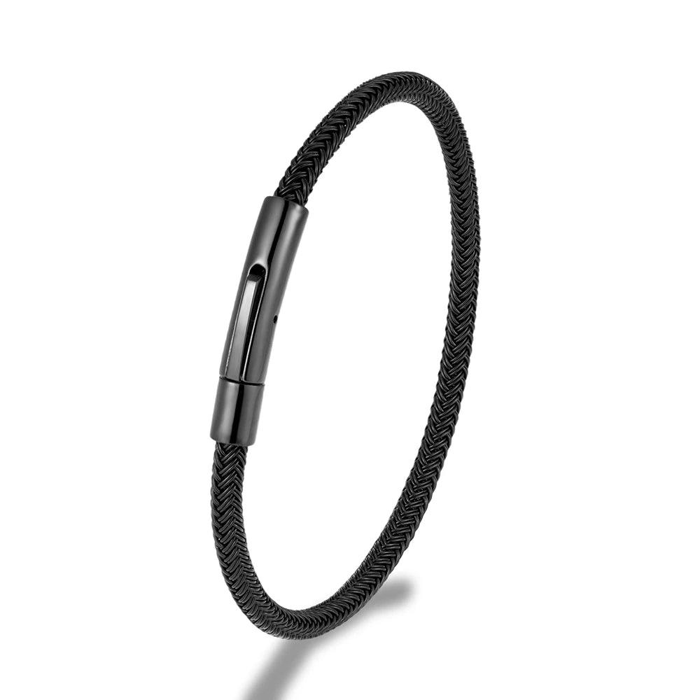 Black Stainless Steel Bracelet