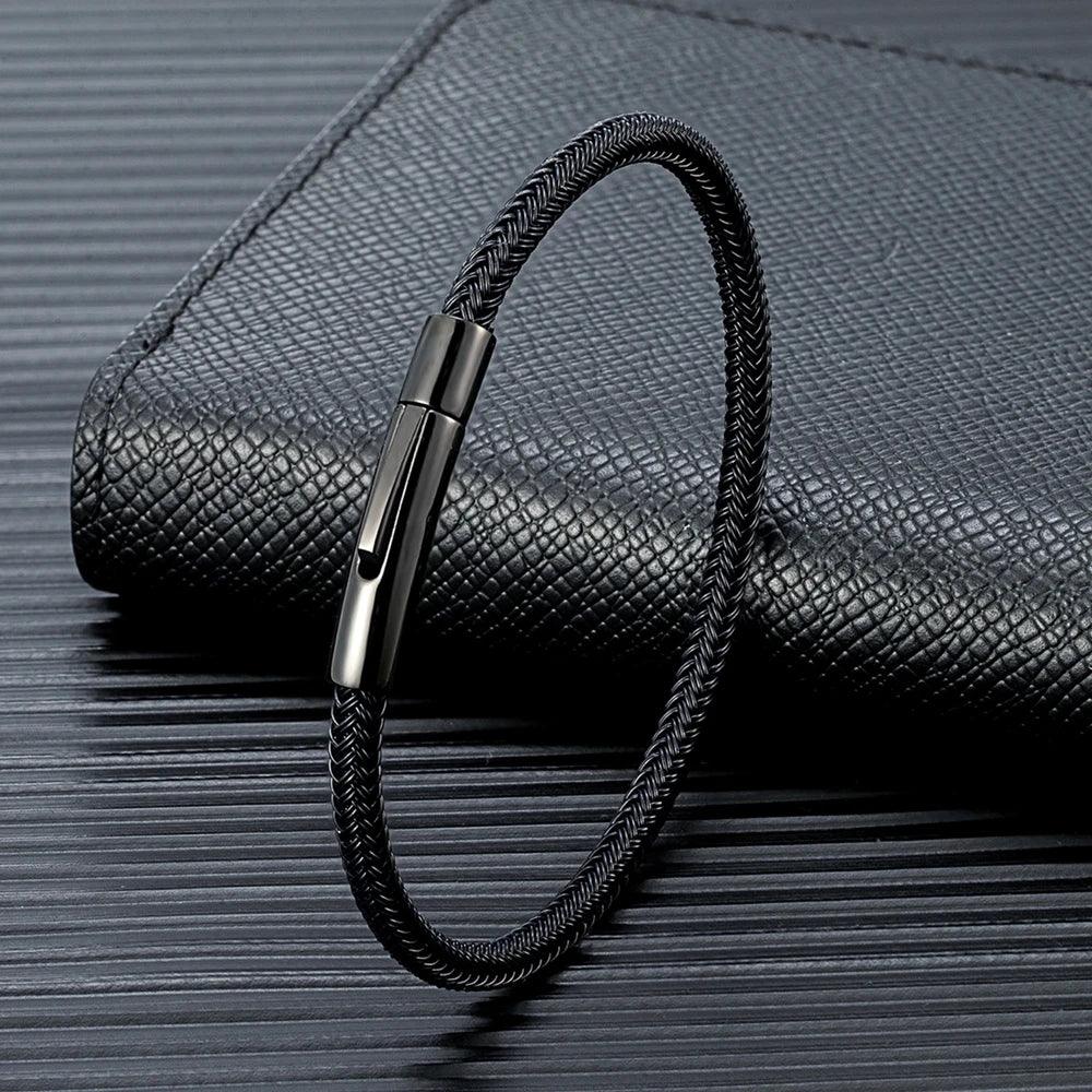 Black Stainless Steel Bracelet