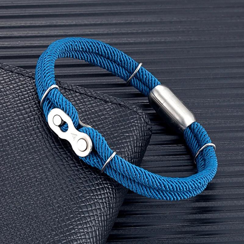 Blue Rope Bracelet