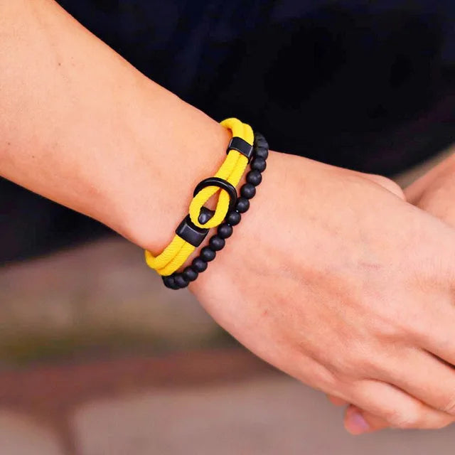 Yellow Rope Bracelet