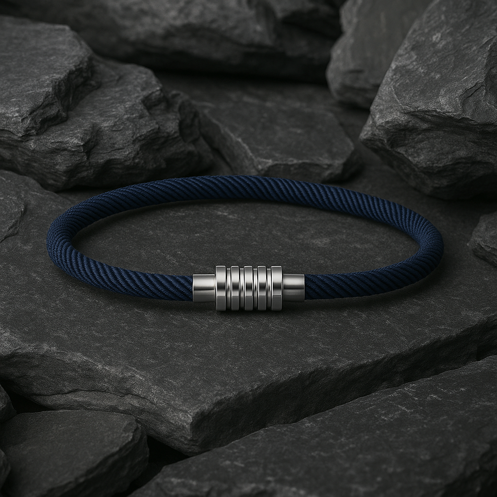 Dark Blue Surfer Rope Bracelet