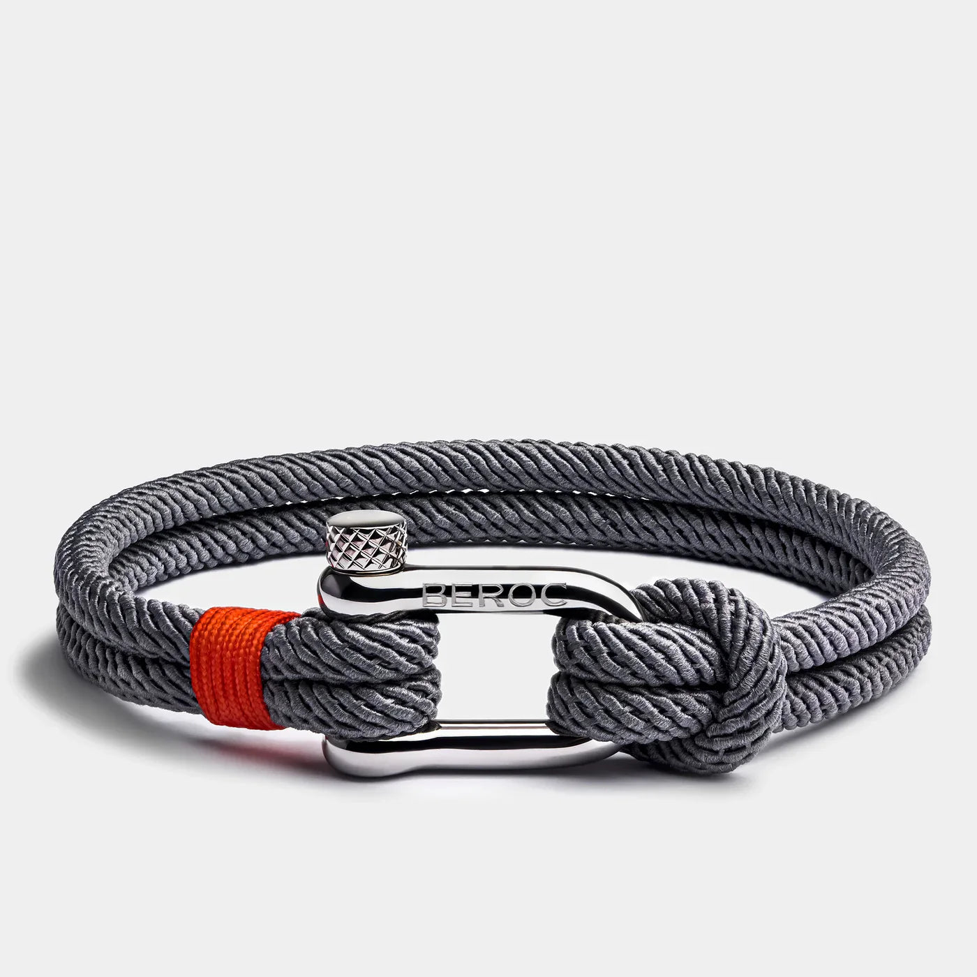 Graues Seilarmband