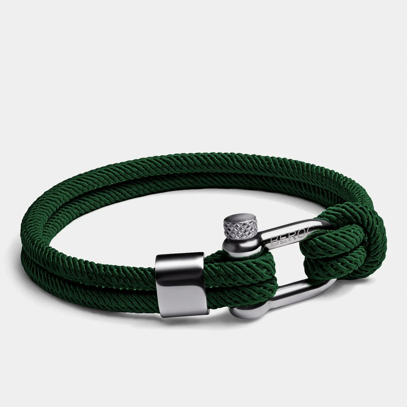 Grüner Seilarmband