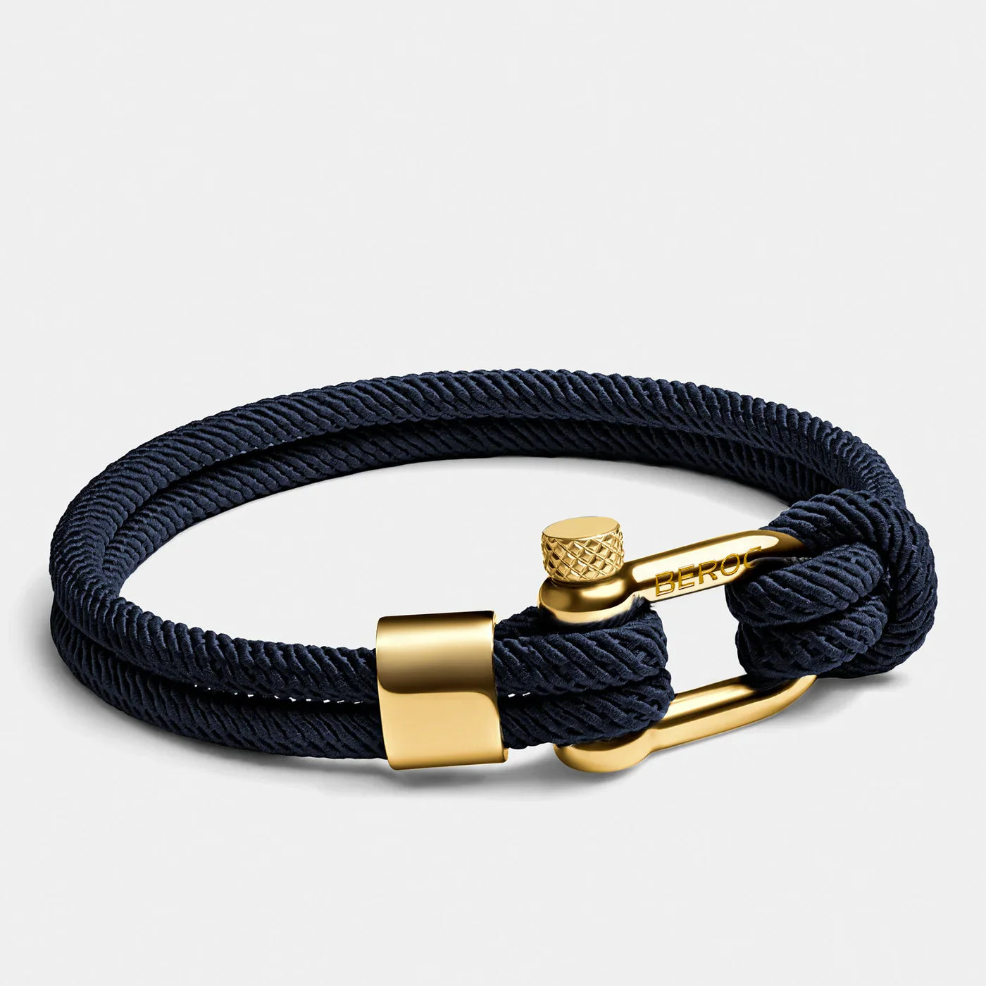 Blue Gold Rope Bracelet