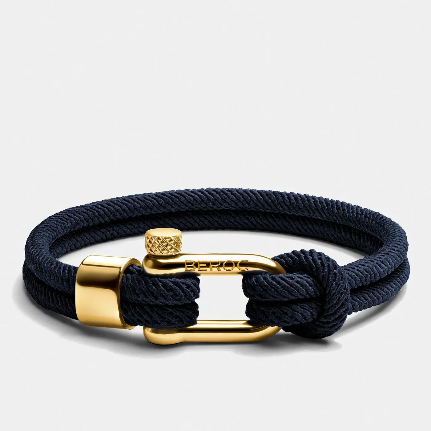 Blue Gold Rope Bracelet