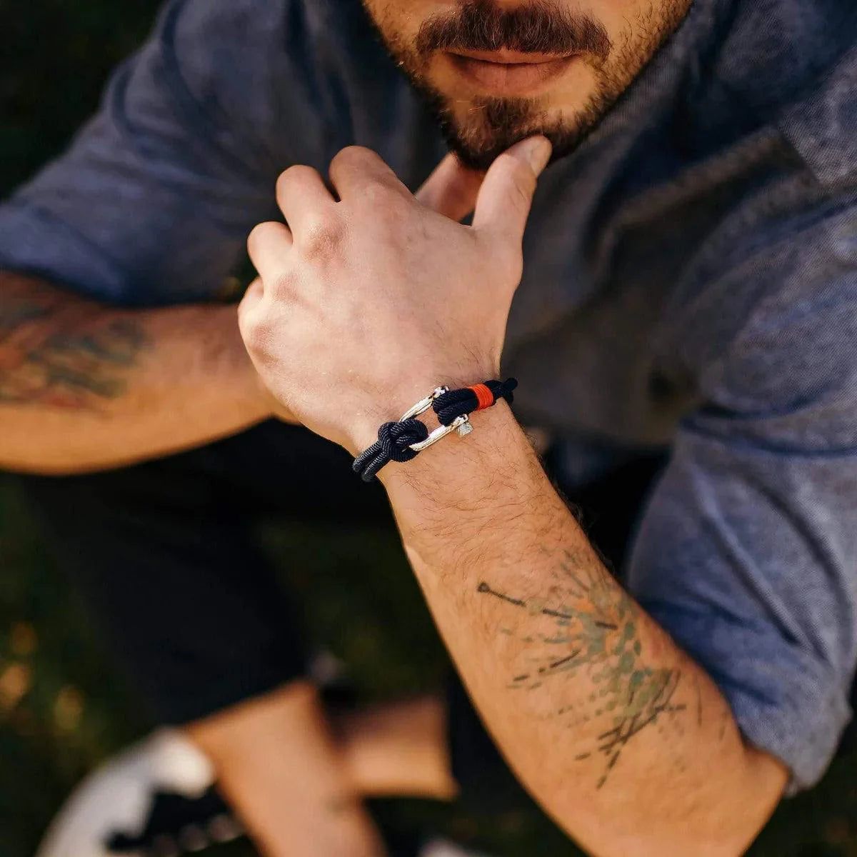Blue Rope Bracelet
