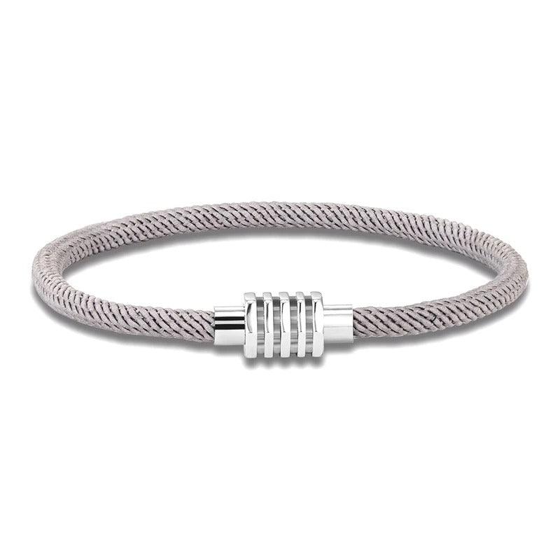 Grey Surfer Rope Bracelet
