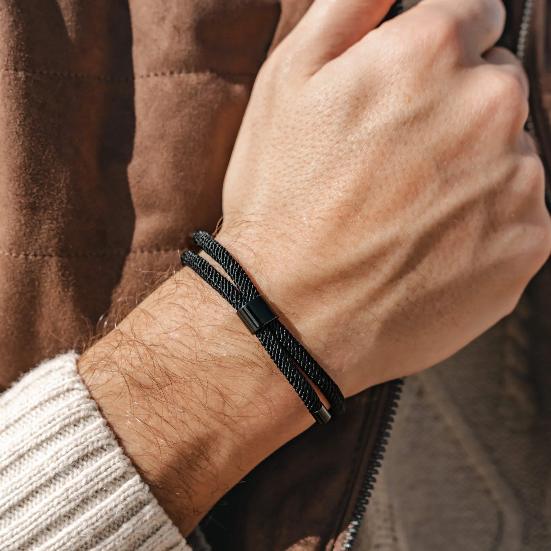 Black Rope Bracelet